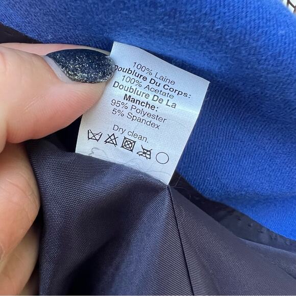 J.Crew schoolboy two button blazer blue SIZE 0 - Picture 10 of 10